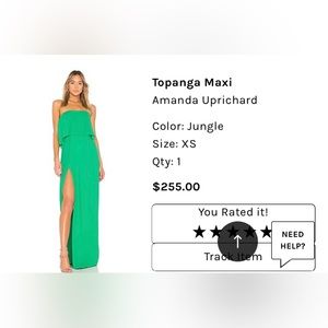 Amanda Uprichard Maxi Dress